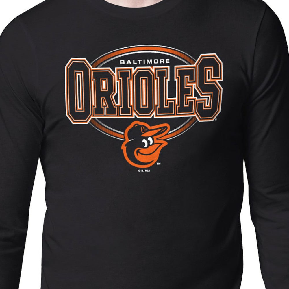 Baltimore Orioles Starter Team Track Graphic Long Sleeve T-Shirt Clearance