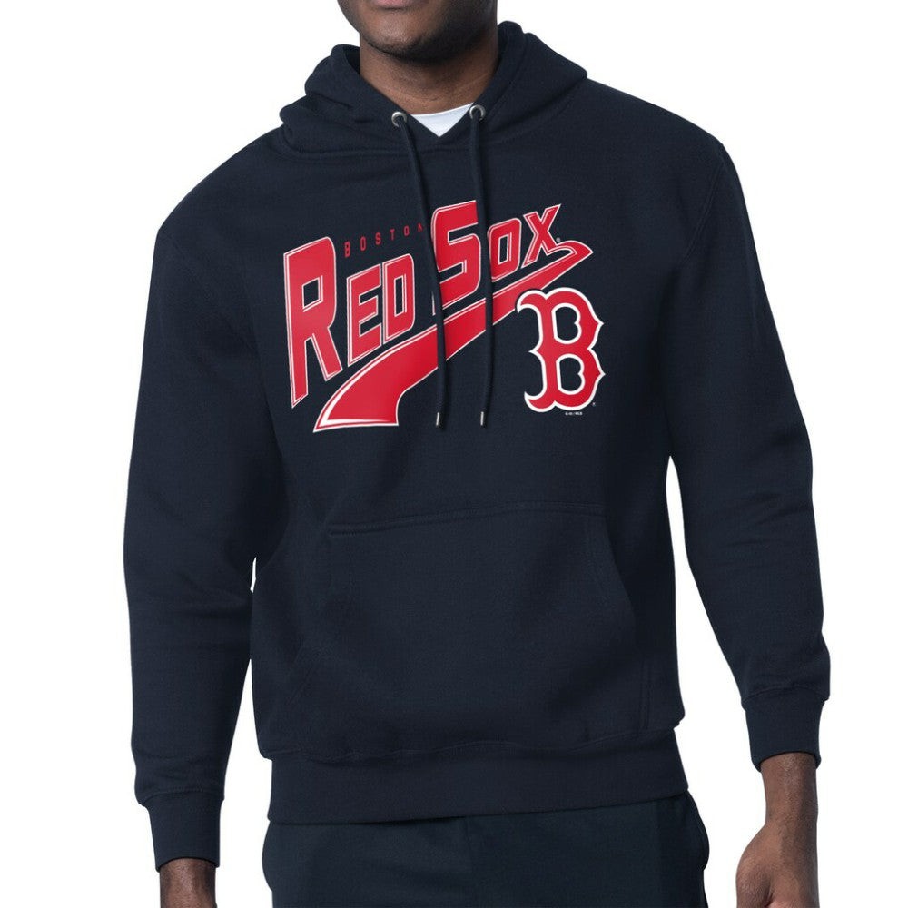 Boston Red Sox Starter Modern Tailsweep Fleece Tri-Blend Pullover Hoodie for sale