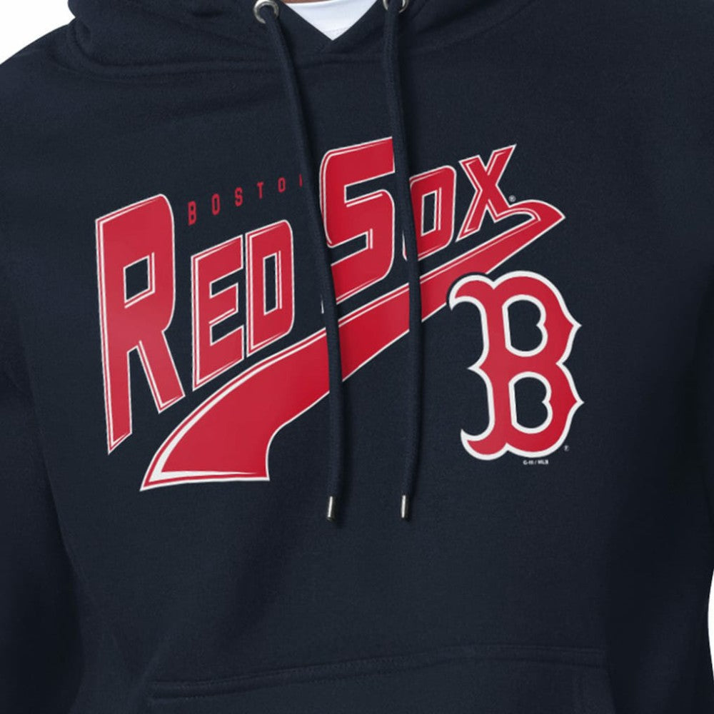 Boston Red Sox Starter Modern Tailsweep Fleece Tri-Blend Pullover Hoodie for sale