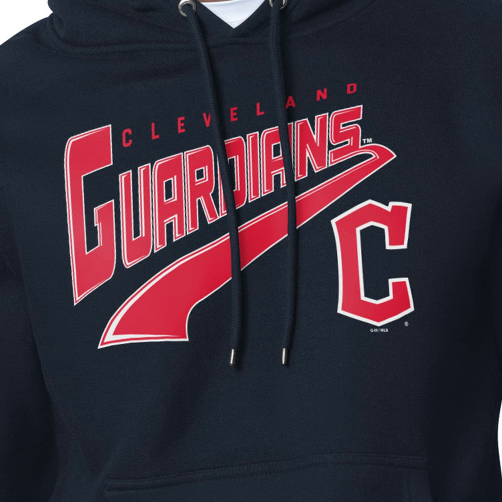 Cleveland Guardians Starter Modern Tailsweep Fleece Tri-Blend Pullover Hoodie for sale