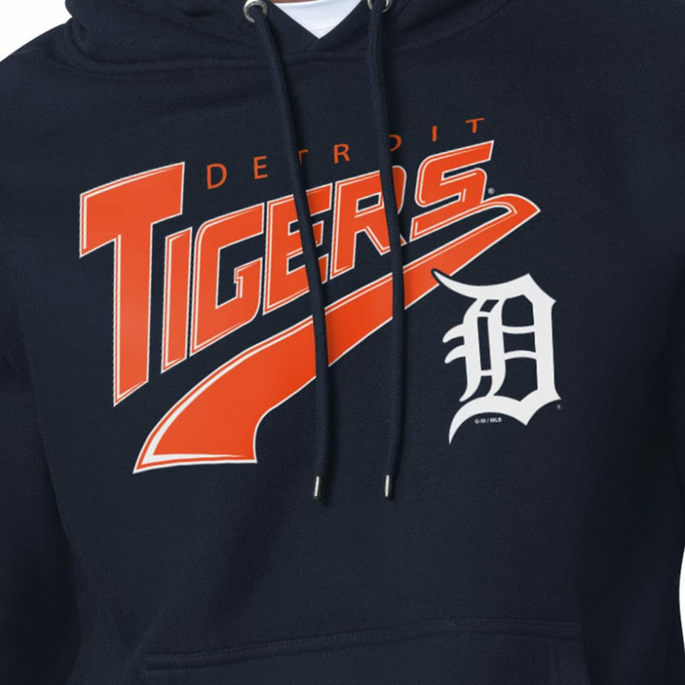 Detroit Tigers Starter Modern Tailsweep Fleece Tri-Blend Pullover Hoodie Lifestyle