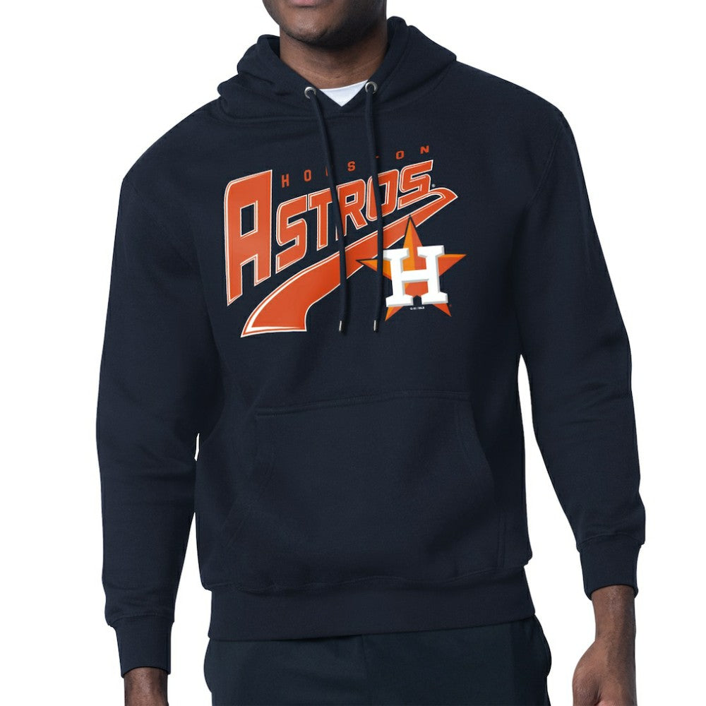 Houston Astros Starter Modern Tailsweep Fleece Tri-Blend Pullover Hoodie On Sale