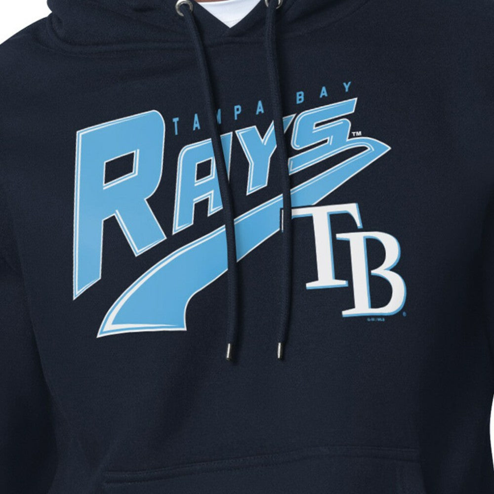 Tampa Bay Rays Starter Modern Tailsweep Fleece Tri-Blend Pullover Hoodie Clearance