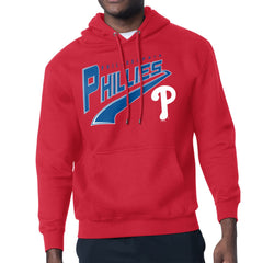 Philadelphia Phillies Starter Modern Tailsweep Fleece Tri-Blend Pullover Hoodie On Sale