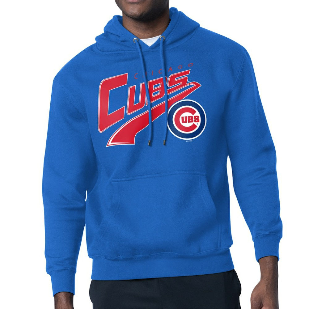 Chicago Cubs Starter Modern Tailsweep Fleece Tri-Blend Pullover Hoodie for sale