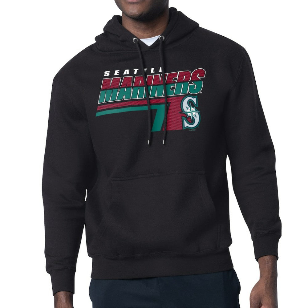 Seattle Mariners Starter Logo Push Graphic Hoodie Clearance
