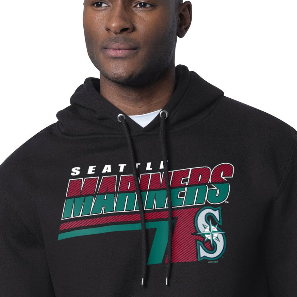 Seattle Mariners Starter Logo Push Graphic Hoodie Clearance