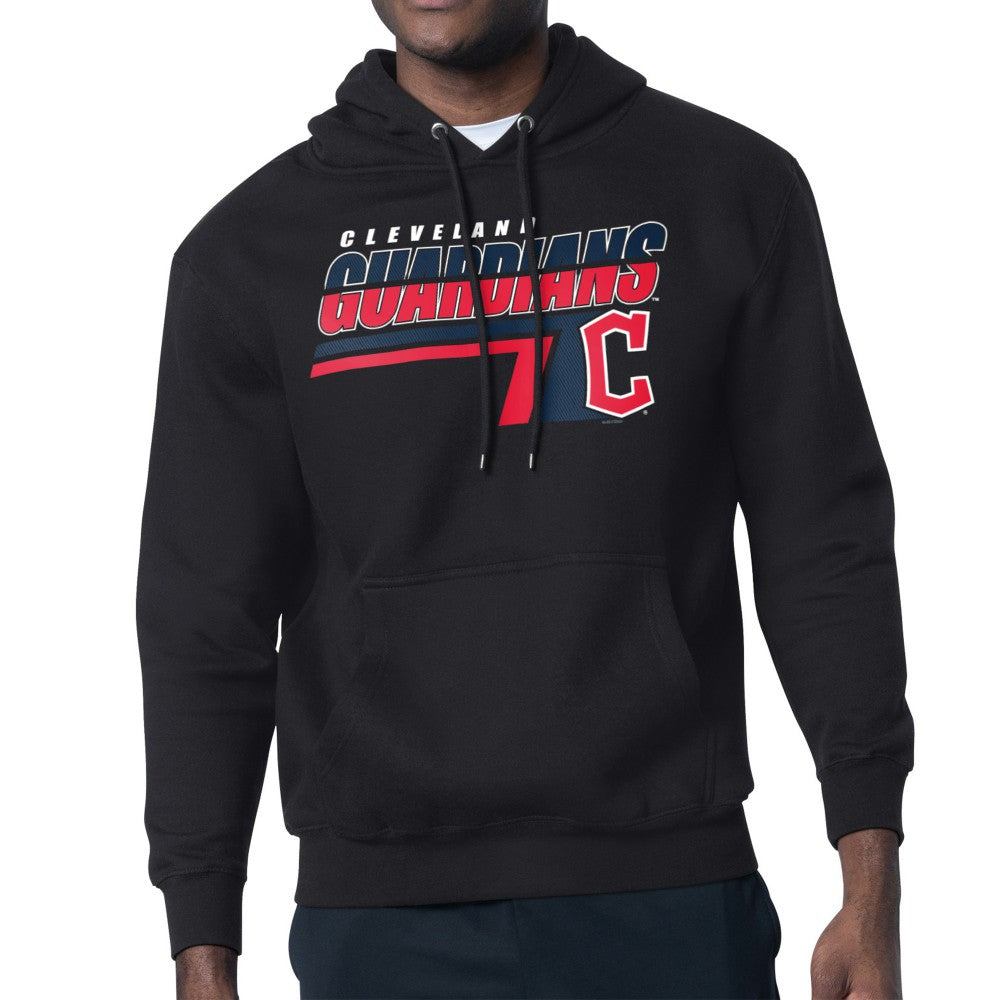 Cleveland Guardians Starter Logo Push Graphic Hoodie On Sale