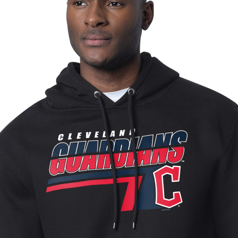 Cleveland Guardians Starter Logo Push Graphic Hoodie On Sale