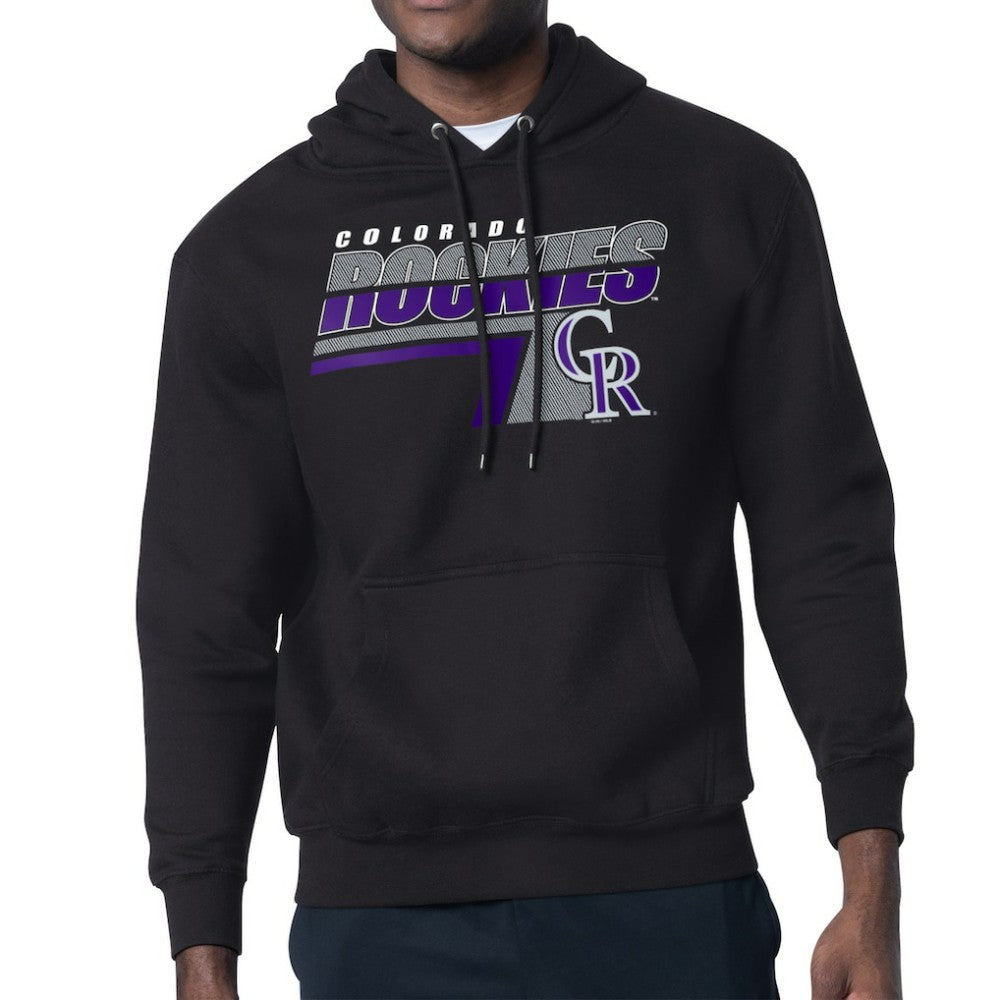 Colorado Rockies Starter Logo Push Graphic Hoodie Sale