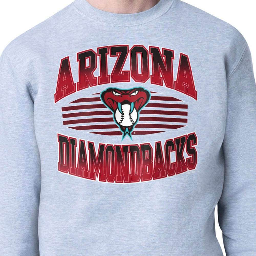 Arizona Diamondbacks Starter Team Grit Graphic Fleece Pullover Sweatshirt Online