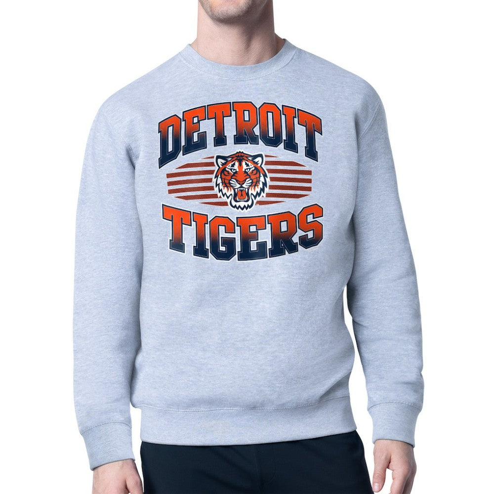 Detroit Tigers Starter Team Grit Graphic Fleece Pullover Sweatshirt Online