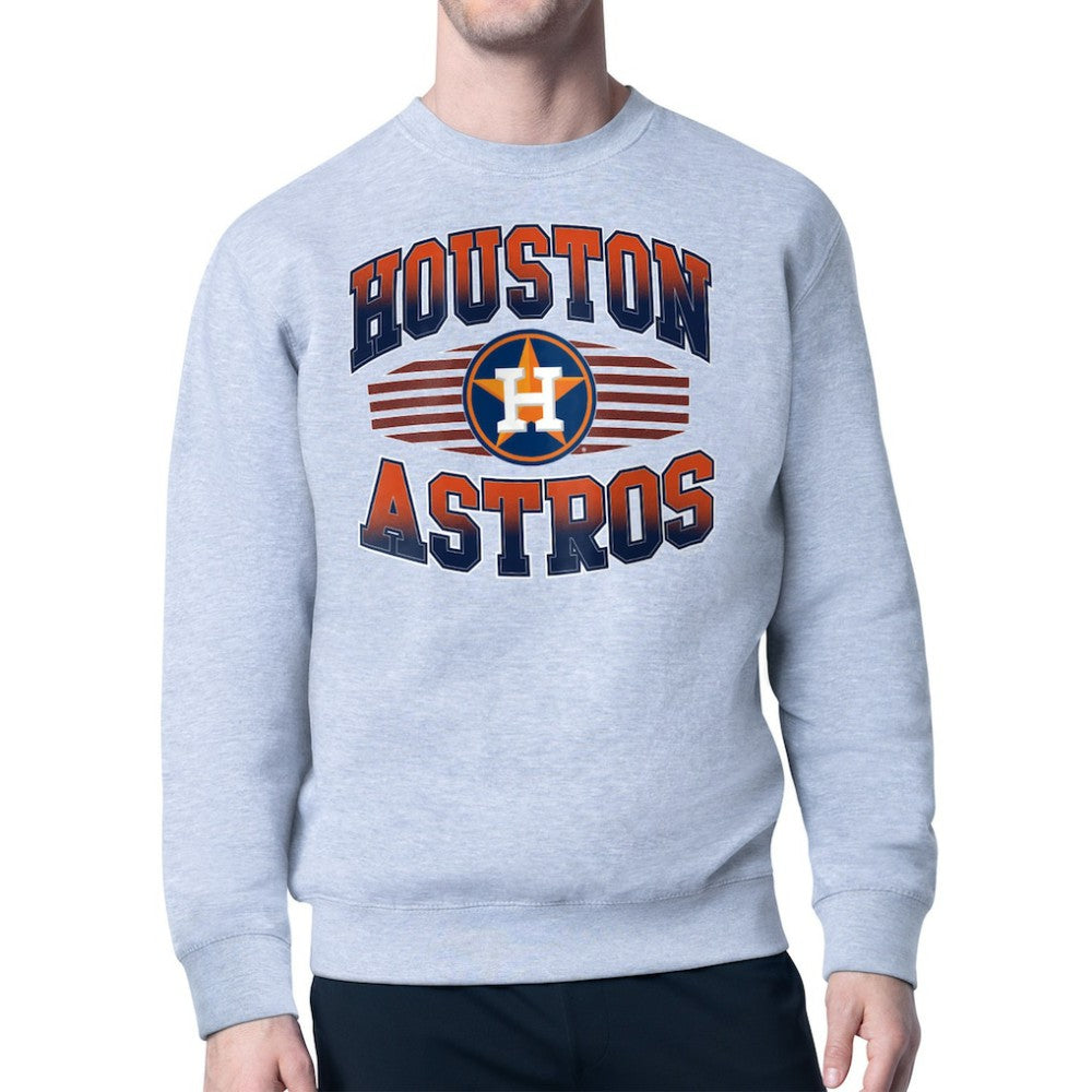 Houston Astros Starter Team Grit Graphic Fleece Pullover Sweatshirt discount