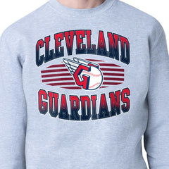 Cleveland Guardians Starter Team Grit Graphic Fleece Pullover Sweatshirt On Sale