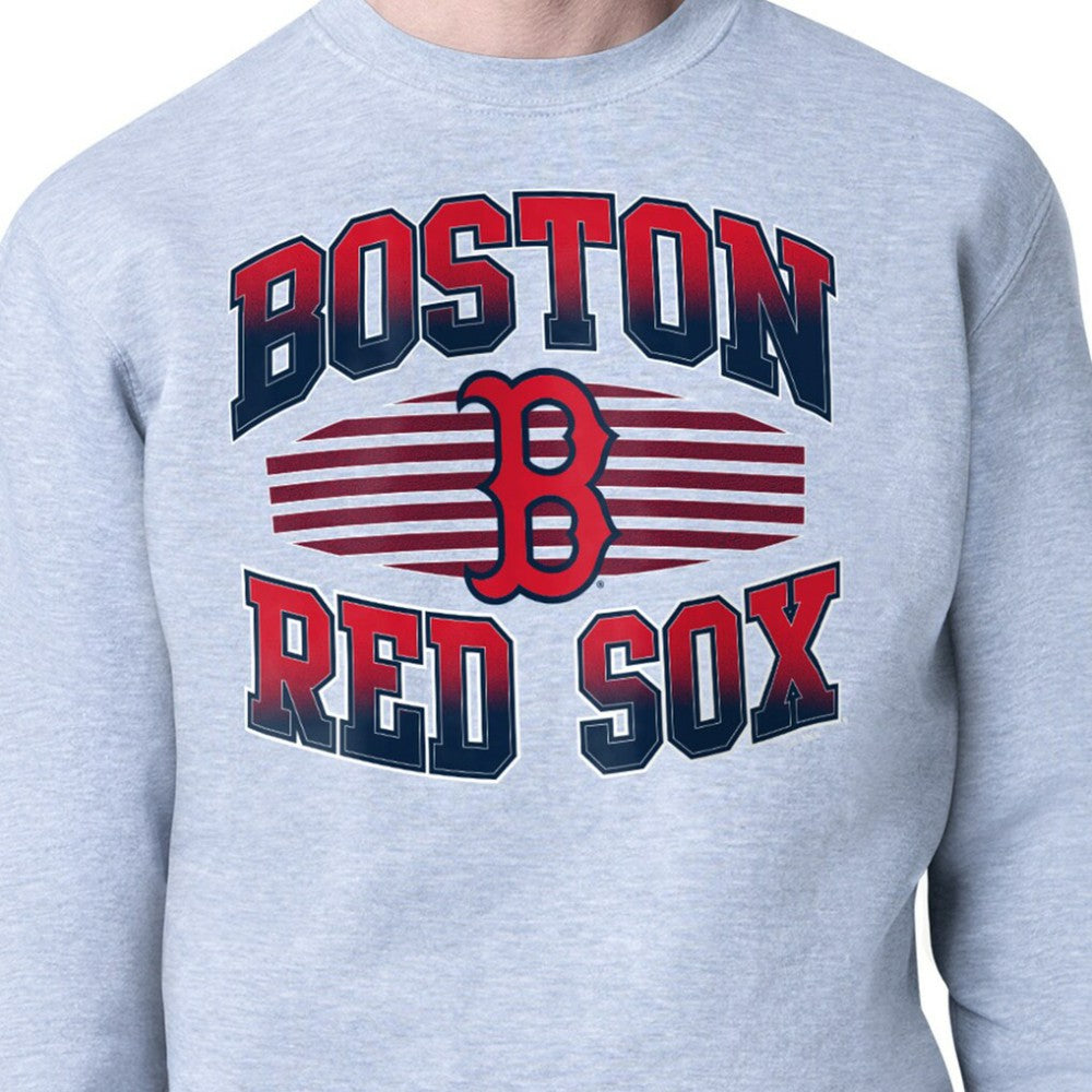 Boston Red Sox Starter Team Grit Graphic Fleece Pullover Sweatshirt Lifestyle
