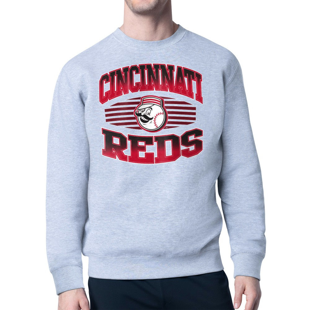 Cincinnati Reds Starter Team Grit Graphic Fleece Pullover Sweatshirt for sale