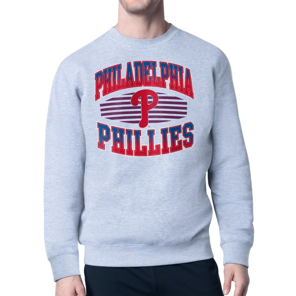 Philadelphia Phillies Starter Team Grit Graphic Fleece Pullover Sweatshirt discount