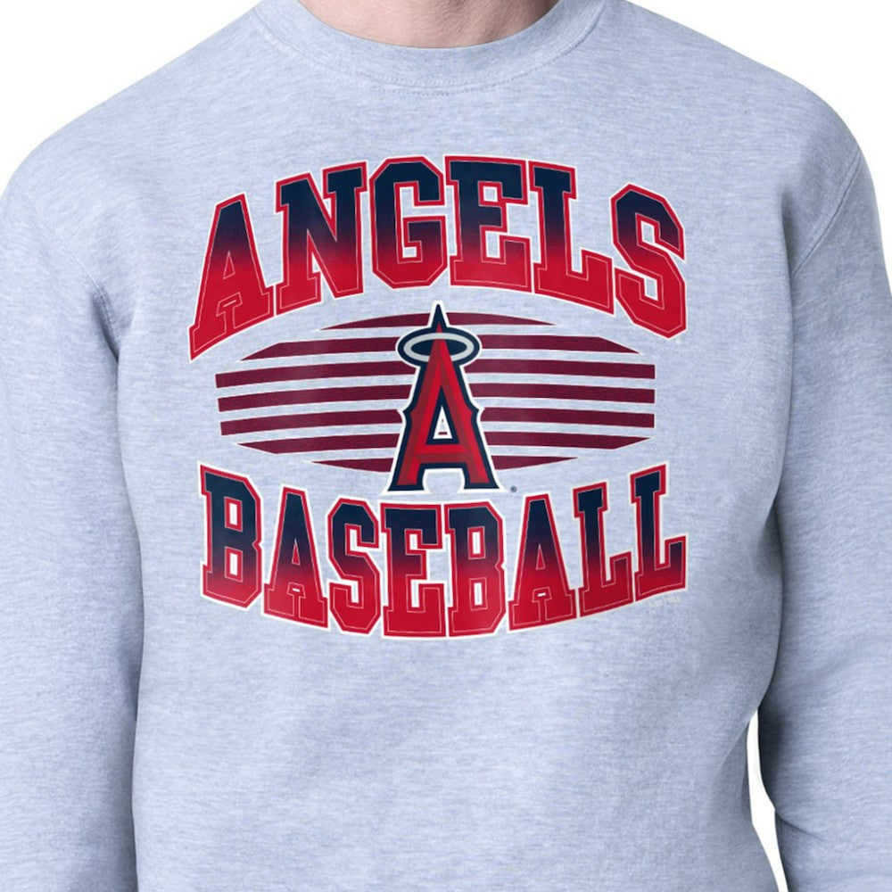 Los Angeles Angels Starter Team Grit Graphic Fleece Pullover Sweatshirt Online