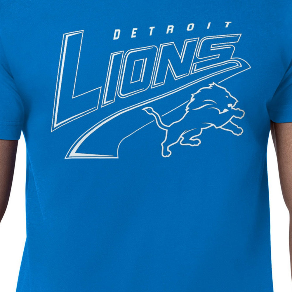 Detroit Lions Starter Modern Tailsweep Graphic T-Shirt Blue - NFL