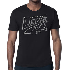 Detroit Lions Starter Modern Tailsweep Graphic T-Shirt Black - NFL