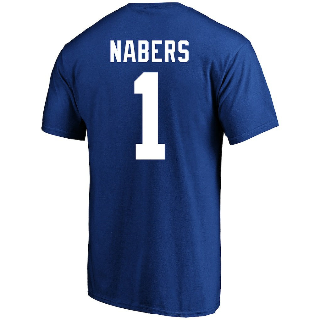 Malik Nabers New York Giants Big & Tall Player Name & Number T-Shirt Royal - Fanatics