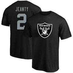 Ashton Jeanty Las Vegas Raiders Big & Tall Player Name & Number T-Shirt Black - Fanatics