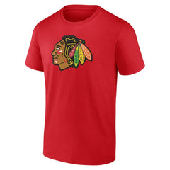Chicago Blackhawks Primary Logo T-Shirt Red