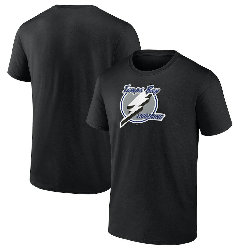 Tampa Bay Lightning - Primary Logo T-Shirt Black