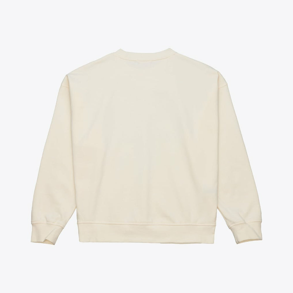 Miami Dolphins Women's Tonal Arch Sweatshirt Cream - Mitchell & Ness