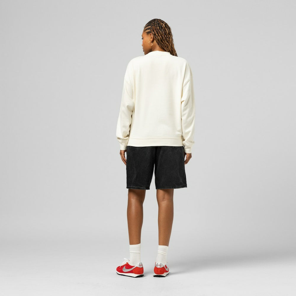 Minnesota Vikings Women's Tonal Arch Sweatshirt Cream - Mitchell & Ness