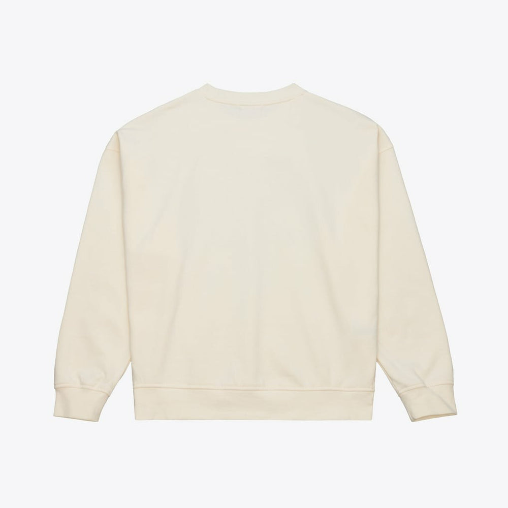 Minnesota Vikings Women's Tonal Arch Sweatshirt Cream - Mitchell & Ness