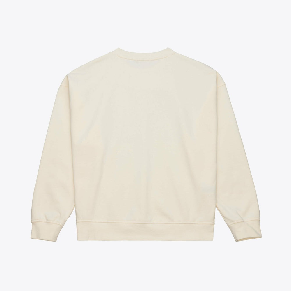 Houston Texans Women's Tonal Arch Sweatshirt Cream - Mitchell & Ness