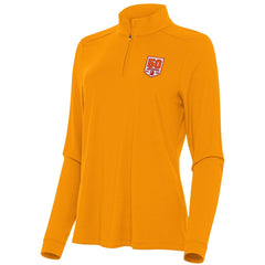 Tampa Bay Buccaneers Antigua Women's 50th Season Intent Quarter-Zip Sweatshirt Orange - NFL