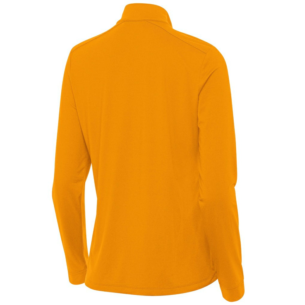 Tampa Bay Buccaneers Antigua Women's 50th Season Intent Quarter-Zip Sweatshirt Orange - NFL