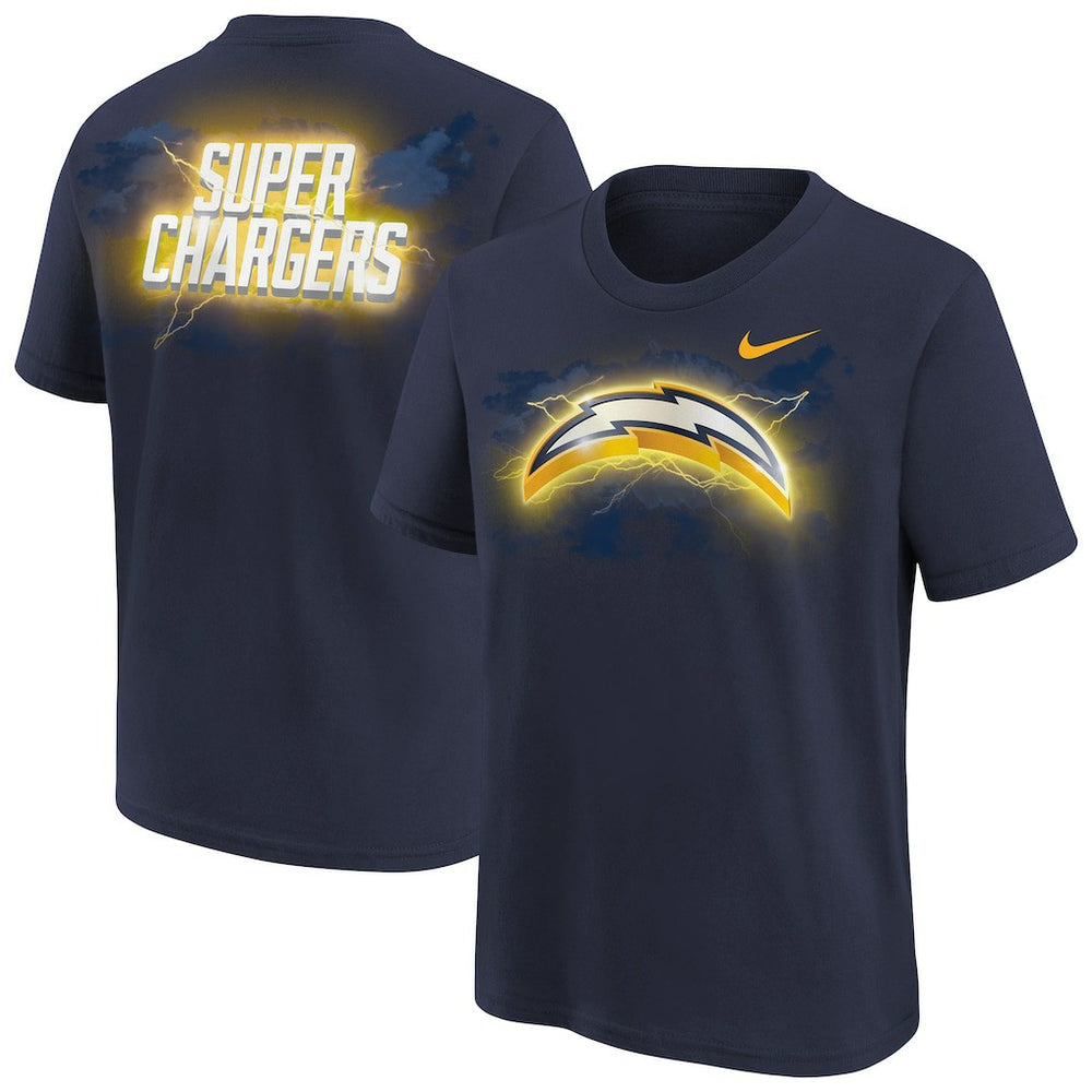 Los Angeles Chargers Youth Super Chargers Alt Pack T-Shirt Navy - Nike