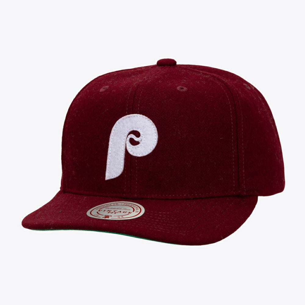 Philadelphia Phillies Vintage Fit Melton Wool Adjustable Hat Sale