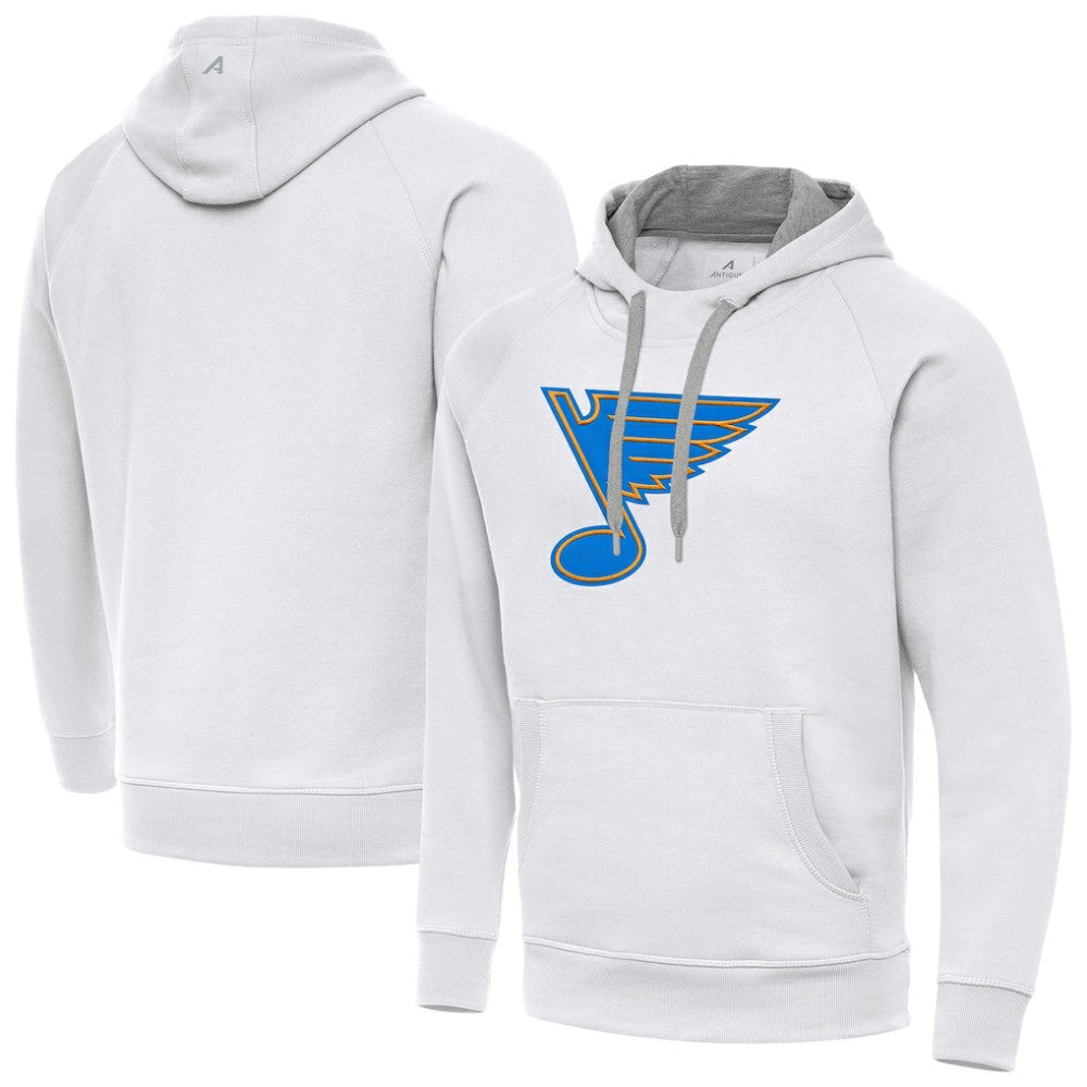 St. Louis Blues - Antigua Victory Pullover Hoodie White