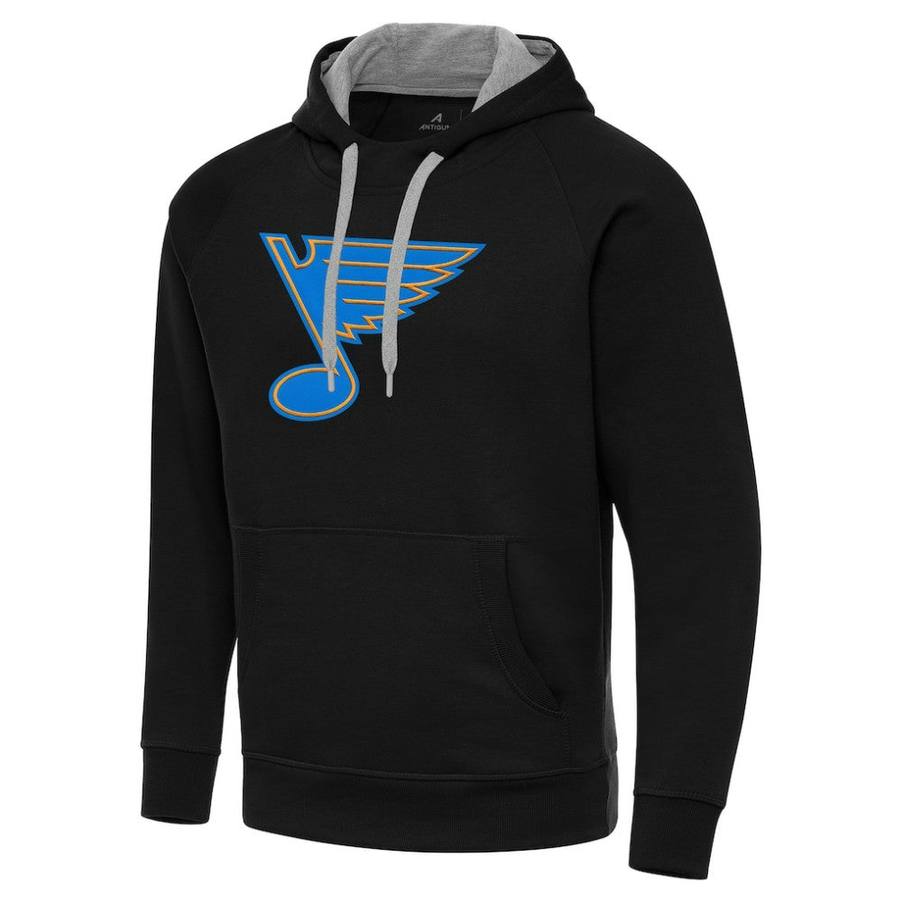 St. Louis Blues - Antigua Victory Pullover Hoodie Black