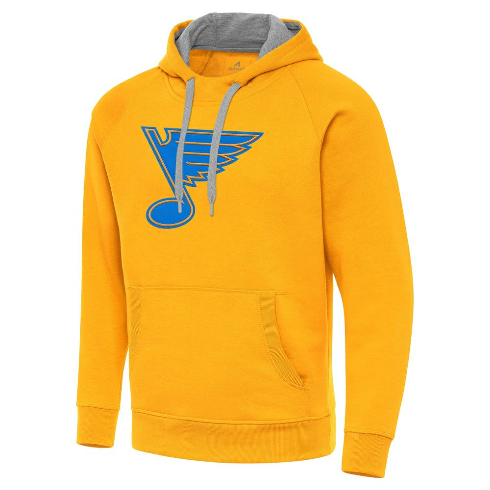 St. Louis Blues - Antigua Victory Pullover Hoodie Gold