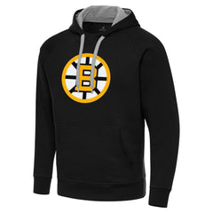 Boston Bruins Antigua Victory Pullover Hoodie Black