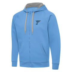 St. Louis Blues - Antigua Victory Full-Zip Hoodie Blue