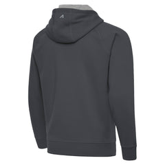 Boston Bruins Antigua Victory Full-Zip Hoodie Charcoal