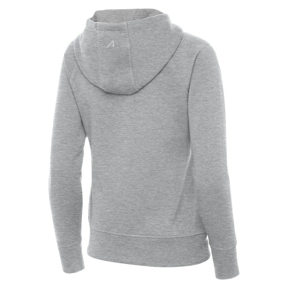 St. Louis Blues - Antigua Women's Victory Full-Zip Hoodie Heather Gray