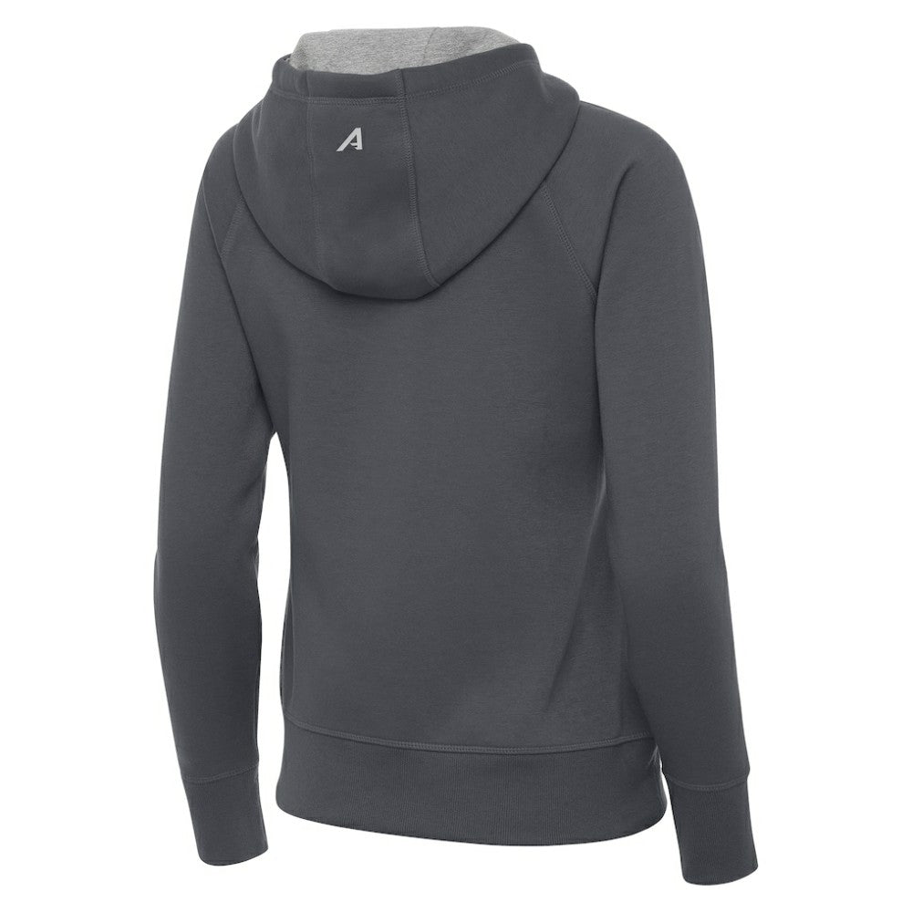 St. Louis Blues - Antigua Women's Victory Full-Zip Hoodie Charcoal