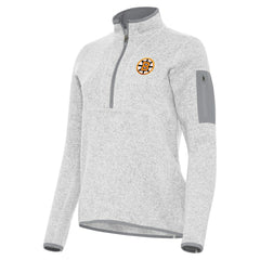 Boston Bruins Antigua Women's Fortune Half-Zip Pullover Heather Gray