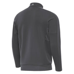 Boston Bruins Antigua Generation Quarter-Zip Pullover Top Pewter