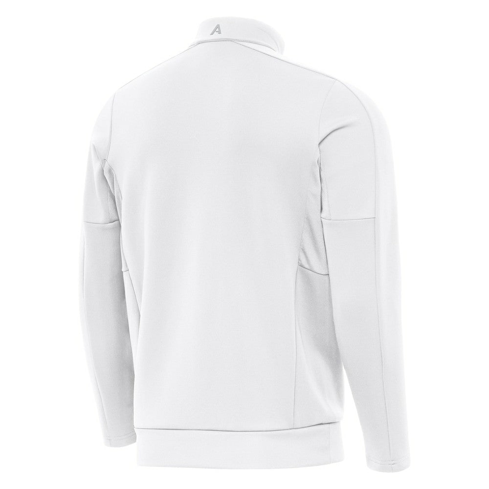 Boston Bruins Antigua Generation Quarter-Zip Pullover Top White