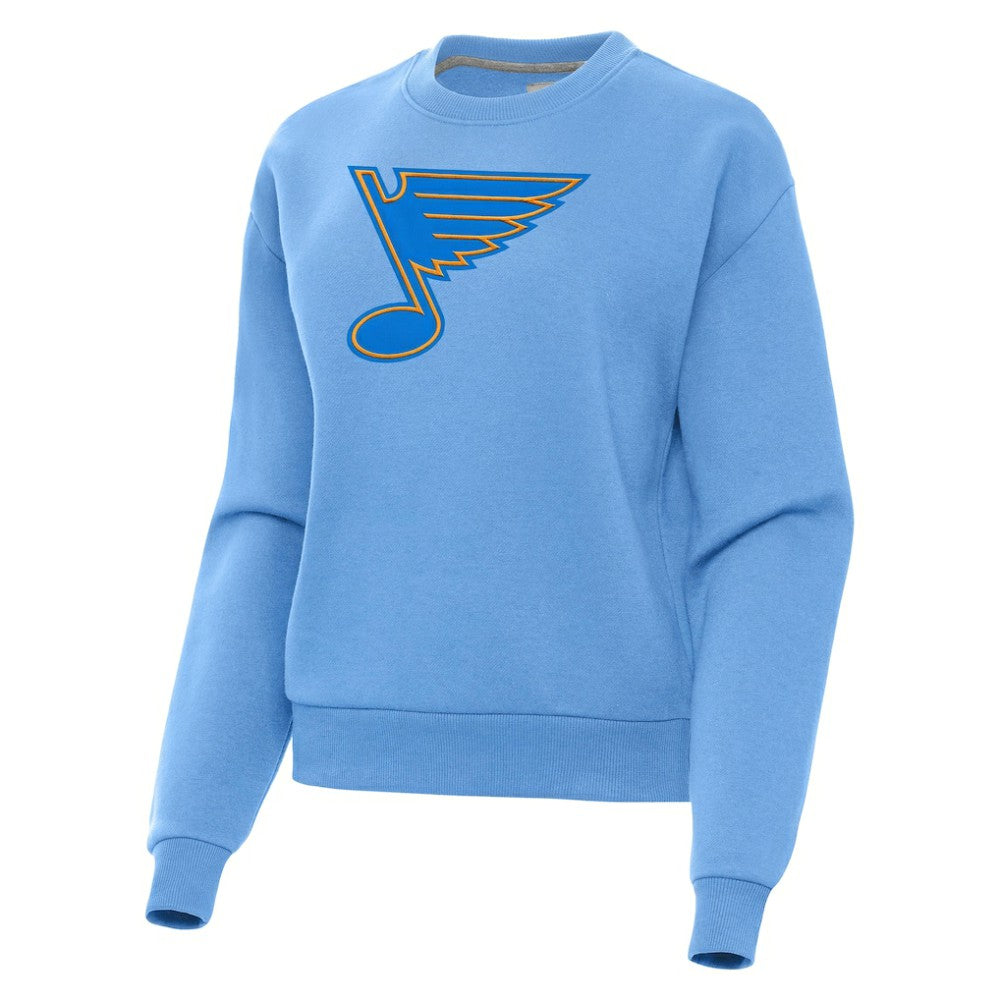 St. Louis Blues - Antigua Women's Victory Pullover Sweatshirt Blue