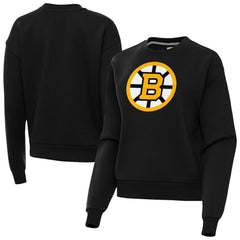 Boston Bruins Antigua Women's Victory Pullover Sweatshirt Black