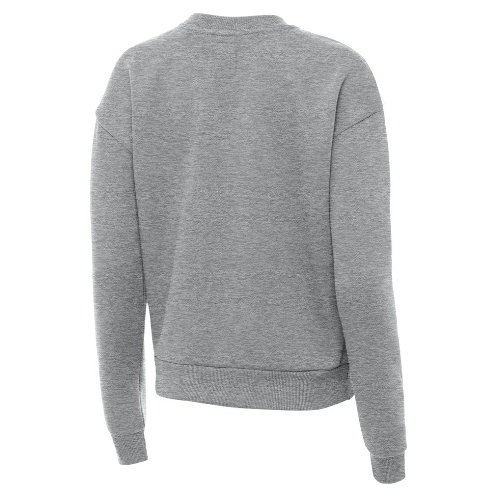 Boston Bruins Antigua Women's Victory Pullover Sweatshirt Heather Gray